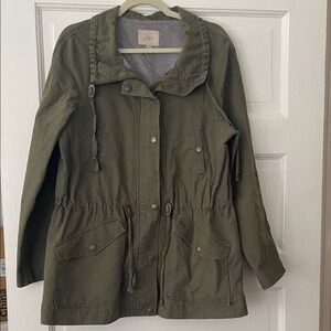 LOFT Utility Jacket in Olive